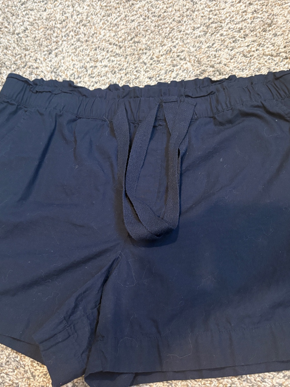 LOFT Men's Navy Drawstring Athletic Shorts